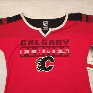 NHL Calgary Flames girls tee shirt